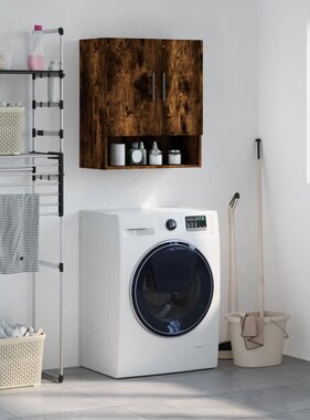 VidaXL Wandkast 60x31x70 cm bewerkt hout gerookt eikenkleurig