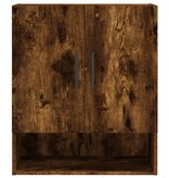 VidaXL Wandkast 60x31x70 cm bewerkt hout gerookt eikenkleurig