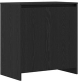 VidaXL Dressoir 70x41x75 cm bewerkt hout zwart eikenkleur