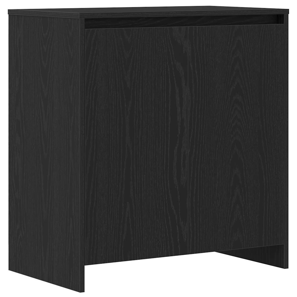 VidaXL Dressoir 70x41x75 cm bewerkt hout zwart eikenkleur