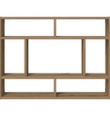 VidaXL Wandschap 75x16x55 cm bewerkt hout artisanaal eikenkleur