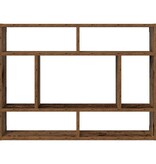 VidaXL Wandschap 75x16x55 cm bewerkt hout oud houtkleurig