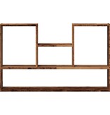 VidaXL Wandschap 99x15x60 cm bewerkt hout oud houtkleurig