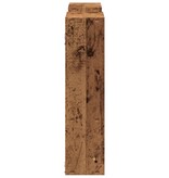VidaXL Wandschap 99x15x60 cm bewerkt hout oud houtkleurig