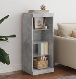 VidaXL Dressoir met LED-verlichting 41x37x100 cm betongrijs