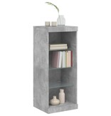VidaXL Dressoir met LED-verlichting 41x37x100 cm betongrijs
