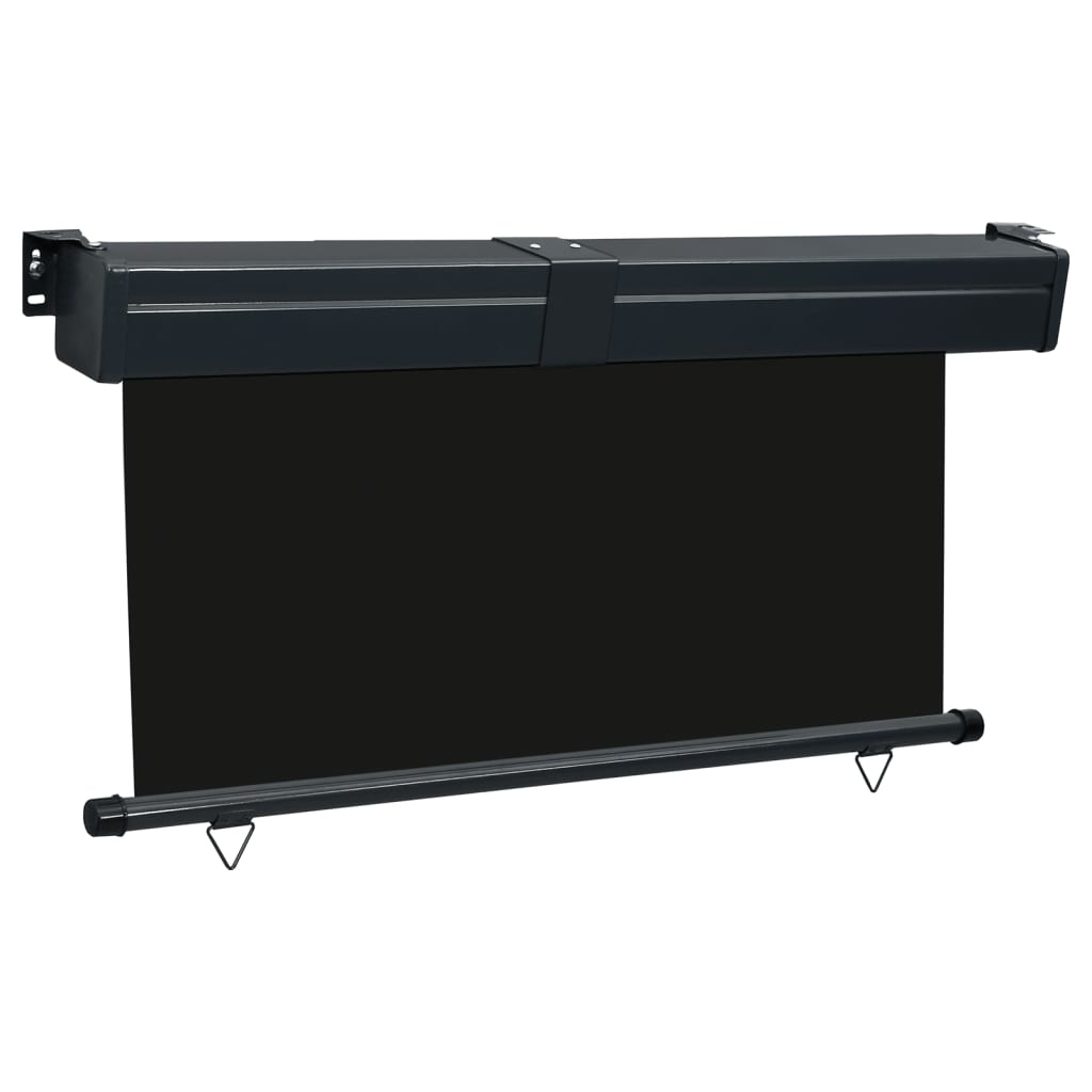 VidaXL Balkonscherm 145x250 cm zwart