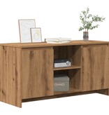 VidaXL Tv-meubel 102x37,5x52,5 cm bewerkt hout artisanaal eikenkleur