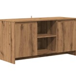 VidaXL Tv-meubel 102x37,5x52,5 cm bewerkt hout artisanaal eikenkleur