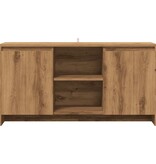 VidaXL Tv-meubel 102x37,5x52,5 cm bewerkt hout artisanaal eikenkleur