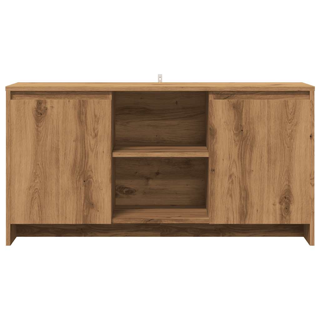 VidaXL Tv-meubel 102x37,5x52,5 cm bewerkt hout artisanaal eikenkleur