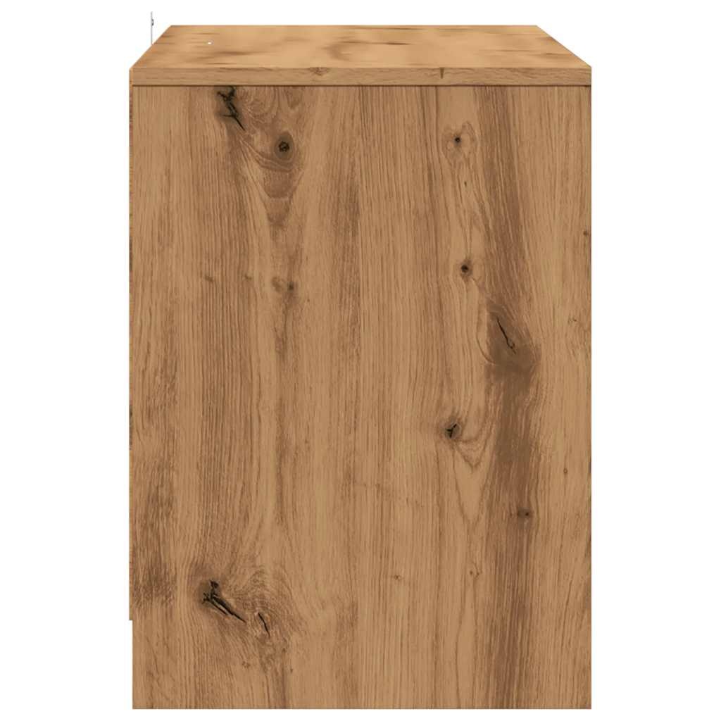 VidaXL Tv-meubel 102x37,5x52,5 cm bewerkt hout artisanaal eikenkleur