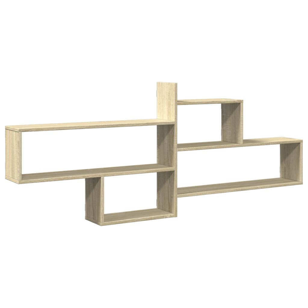 VidaXL Wandschap 167,5x18x68 cm bewerkt hout sonoma eikenkleurig