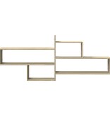 VidaXL Wandschap 167,5x18x68 cm bewerkt hout sonoma eikenkleurig