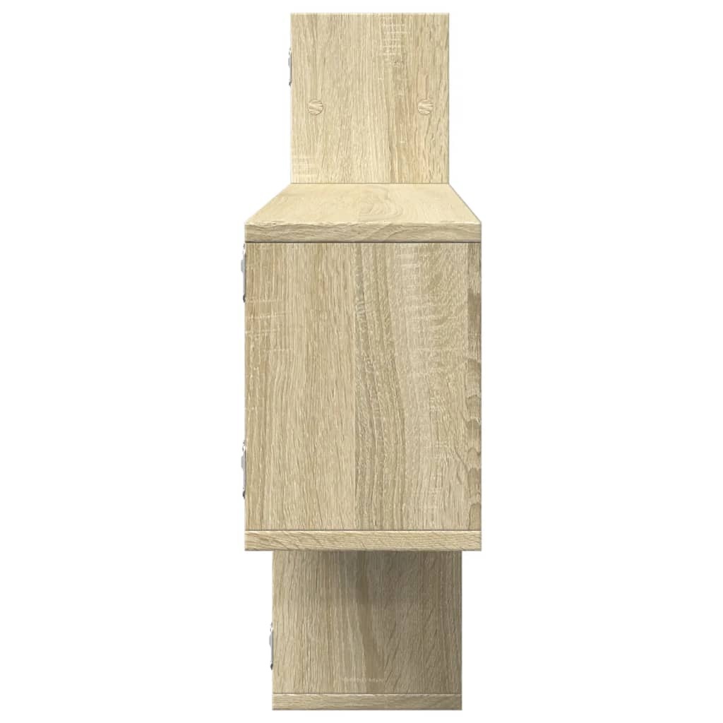 VidaXL Wandschap 167,5x18x68 cm bewerkt hout sonoma eikenkleurig