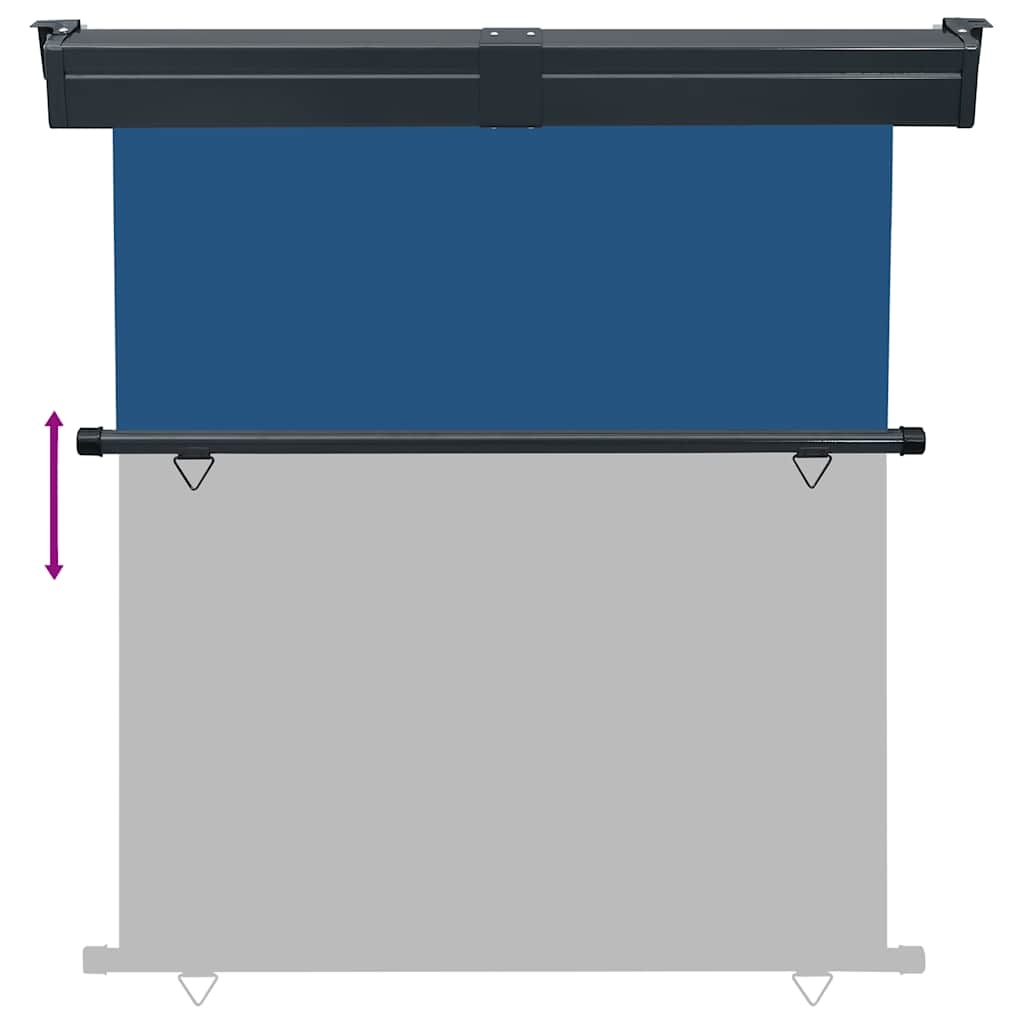 VidaXL Balkonscherm 175x250 cm blauw