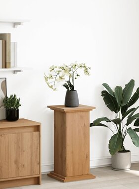 VidaXL Sokkel met opbergruimte 31x30x60 cm hout artisanaal eikenkleur