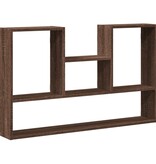 VidaXL Wandschap 99x15x60 cm bewerkt hout bruin eikenkleurig