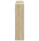 VidaXL Wandschap 99x15x60 cm bewerkt hout sonoma eikenkleurig