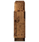 VidaXL Wandschap 159x18x65 cm bewerkt hout oud houtkleurig