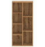 VidaXL Boekenkast 50x25x105 cm bewerkt hout artisanaal eikenkleurig