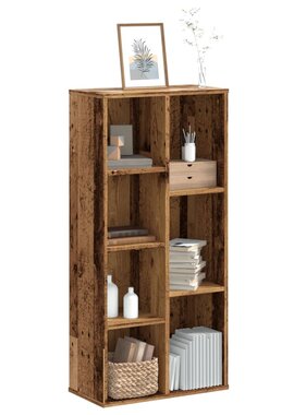 VidaXL Boekenkast 50x25x105 cm bewerkt hout oud houtkleurig