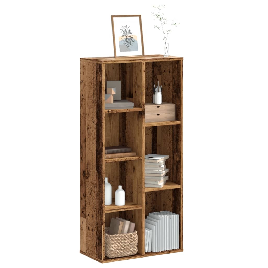 VidaXL Boekenkast 50x25x105 cm bewerkt hout oud houtkleurig