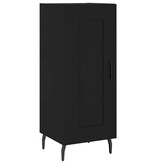 VidaXL Dressoir 34,5x34x90 cm bewerkt hout zwart