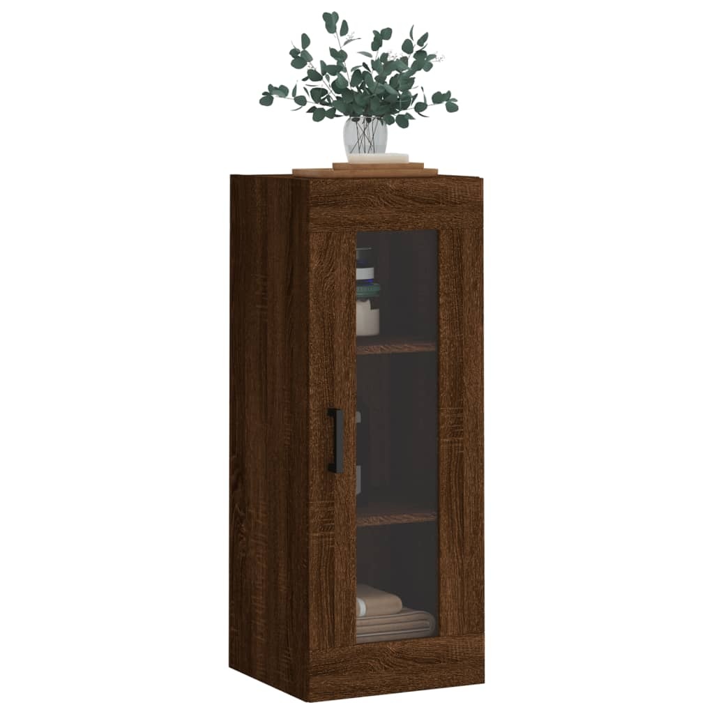 VidaXL Hangkast 34,5x34x90 cm bruin eikenkleur