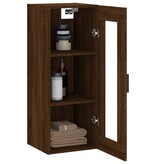 VidaXL Hangkast 34,5x34x90 cm bruin eikenkleur
