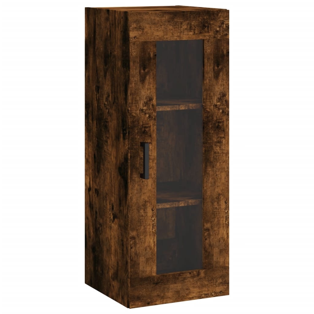 VidaXL Hangkast 34,5x34x90 cm gerookt eikenkleurig