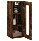 VidaXL Hangkast 34,5x34x90 cm gerookt eikenkleurig
