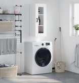 VidaXL Hangkast 34,5x34x90 cm hoogglans wit