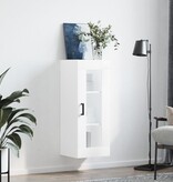 VidaXL Hangkast 34,5x34x90 cm hoogglans wit
