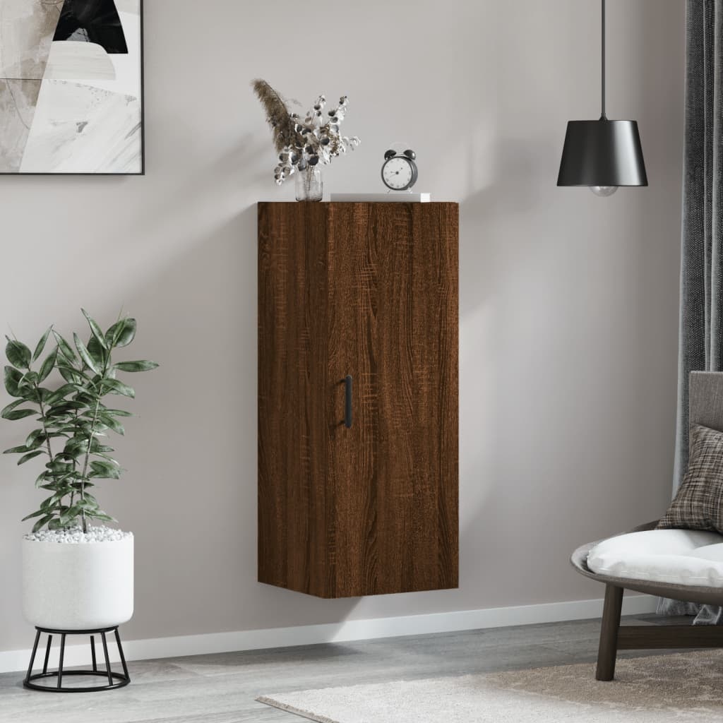 VidaXL Hangkast 34,5x34x90 cm bruin eikenkleur