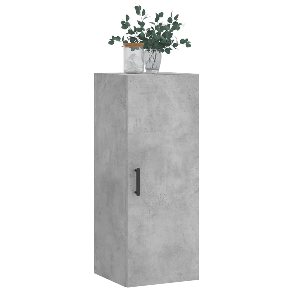 VidaXL Hangkast 34,5x34x90 cm betongrijs