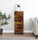 VidaXL Dressoir 34,5x34x90 cm bewerkt hout gerookt eiken