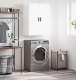 VidaXL Wandkast 69,5x34x90 cm hoogglans wit