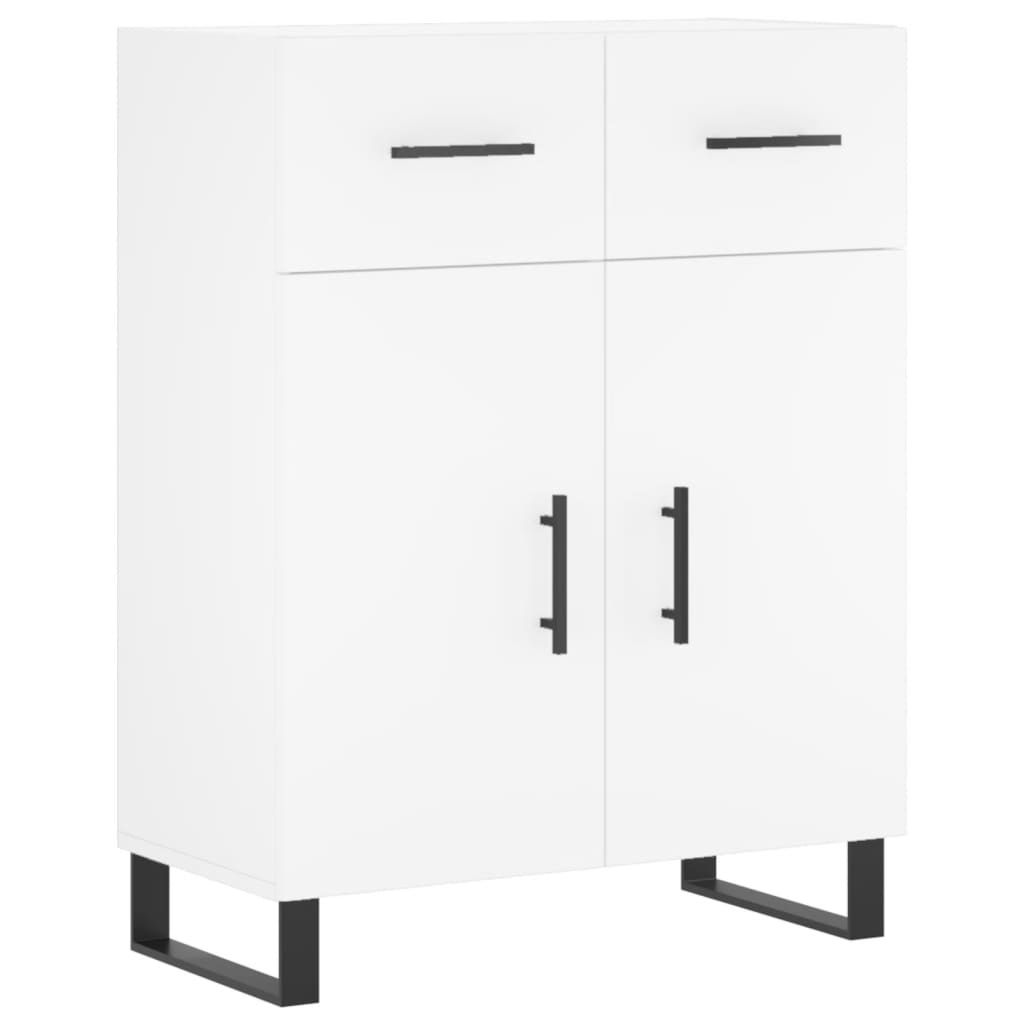 VidaXL Dressoir 69,5x34x90 cm bewerkt hout wit