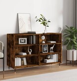 VidaXL Dressoir 103,5x35x70 cm bewerkt hout gerookt eikenkleurig