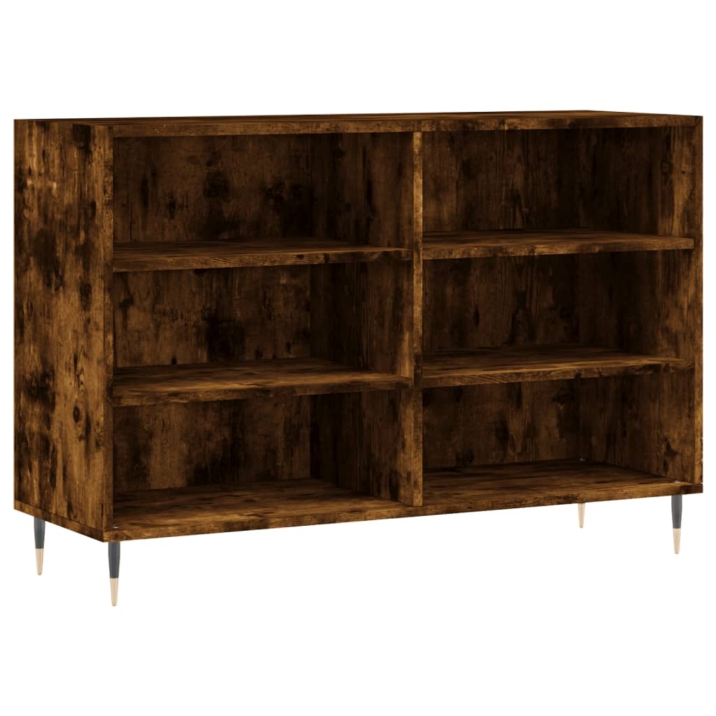 VidaXL Dressoir 103,5x35x70 cm bewerkt hout gerookt eikenkleurig