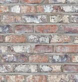 VidaXL Behang bakstenen meerkleurig EW3103