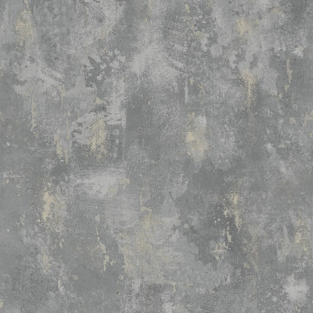 VidaXL Behang betongrijs TP1008