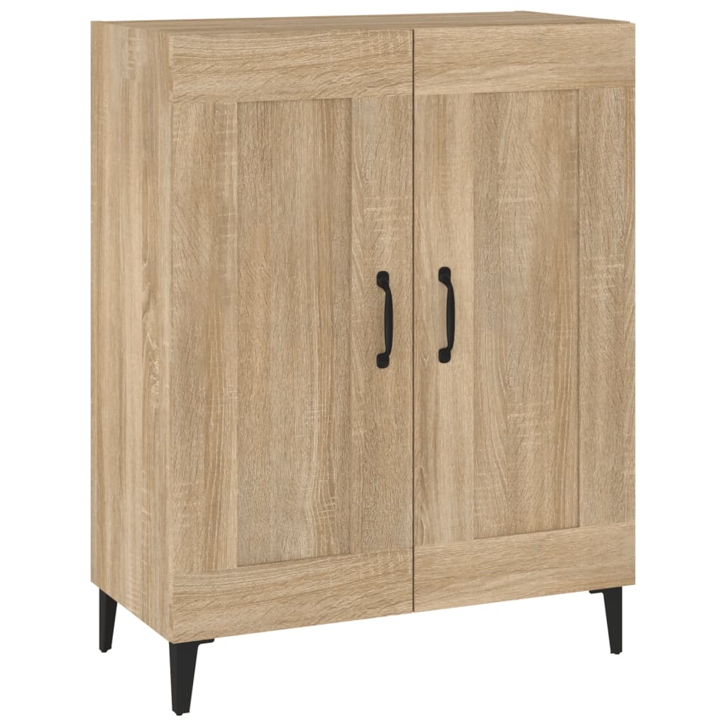 VidaXL Dressoir 69,5x34x90 cm bewerkt hout sonoma eikenkleurig