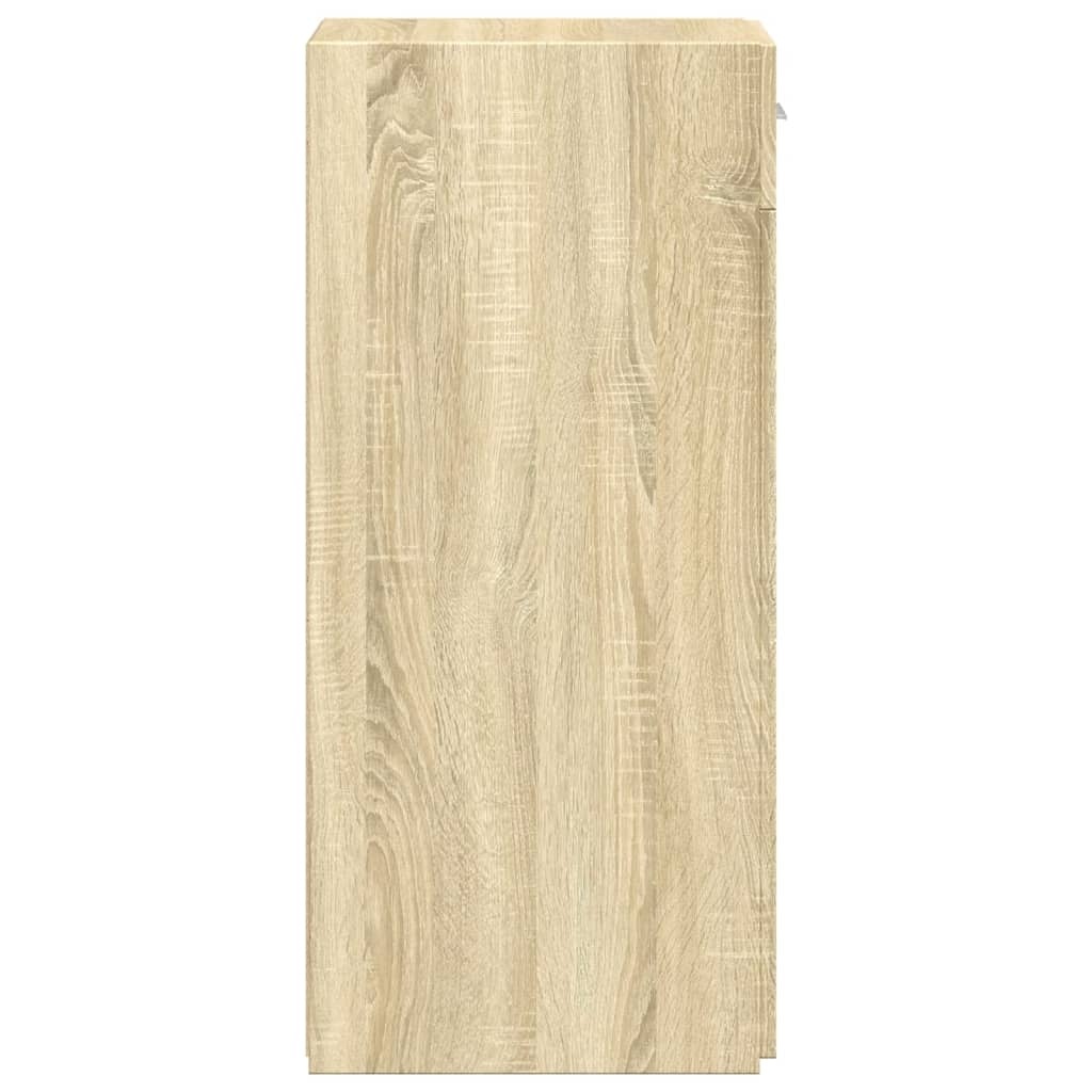 VidaXL Dressoir 30x42,5x93 cm bewerkt hout sonoma eikenkleurig