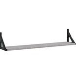 VidaXL Wandschappen 2 st 80x15x15,5 cm bewerkt hout grijs sonoma eiken
