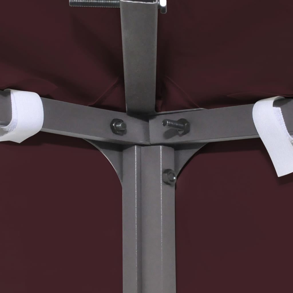 VidaXL Prieeldak 2-laags 310 g/m² 4x3 m bordeaux