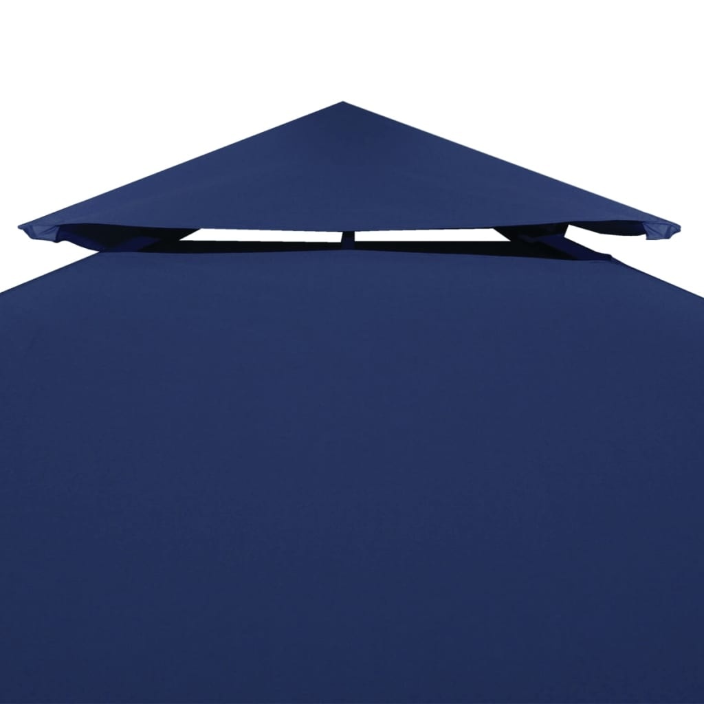 VidaXL Prieeldak 2-laags 310 g/m² 4x3 m blauw