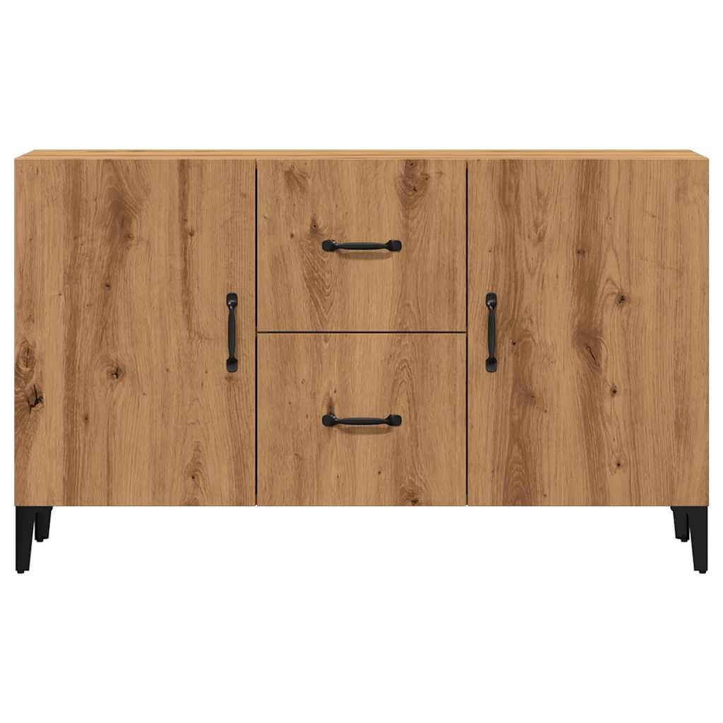 VidaXL Dressoir 100x36x60 cm bewerkt hout artisanaal eikenkleurig