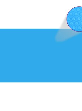 VidaXL Zwembadhoes rechthoekig 1200x600 cm PE blauw